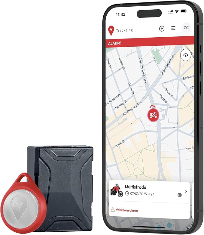 Trackting SMART V3 Italia - Antifurto GPS localizzatore per Auto e Moto - SIM integrata Senza Canone