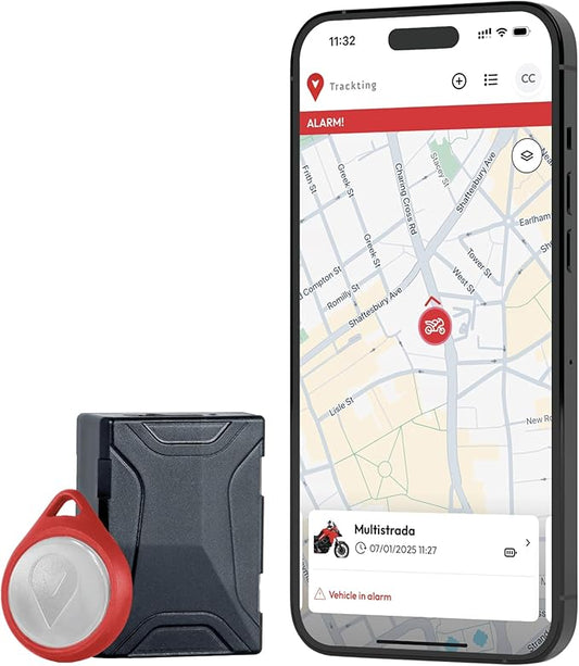 Trackting SMART V3 Italia - Antifurto GPS localizzatore per Auto e Moto - SIM integrata Senza Canone